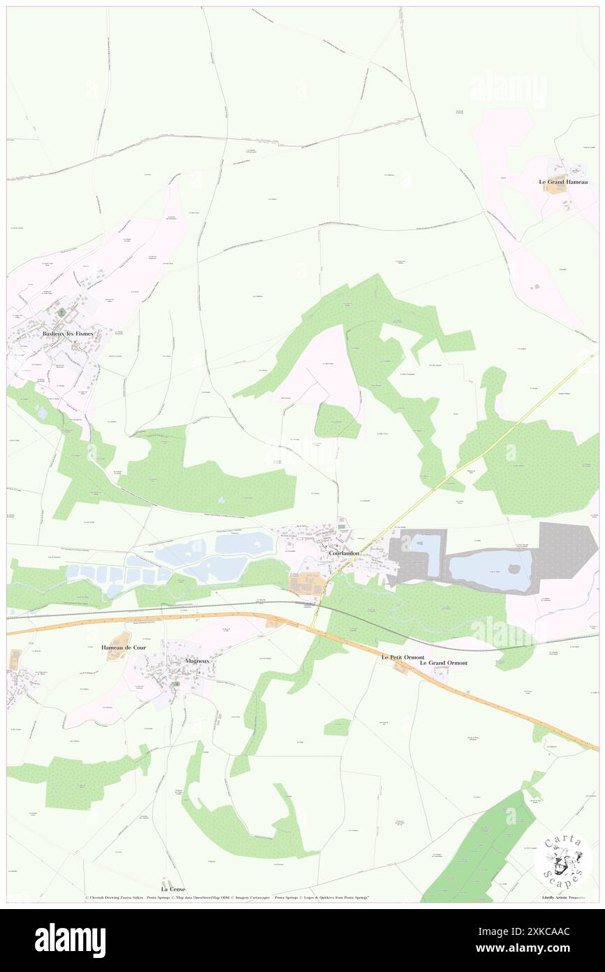 Courlandon, Marna, FR, Francia, Grand Est, N 49 18' 48'', N 3 44' 5'', MAP, Cartascapes Map pubblicata nel 2024. Esplora Cartascapes, una mappa che rivela i diversi paesaggi, culture ed ecosistemi della Terra. Viaggia attraverso il tempo e lo spazio, scoprendo l'interconnessione del passato, del presente e del futuro del nostro pianeta. Foto Stock