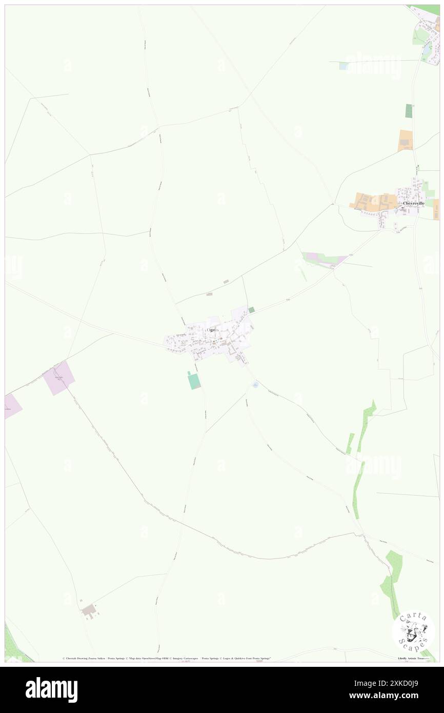 Ognes, Marne, FR, Francia, Grand Est, N 48 41' 57'', N 3 54' 15'', MAP, Cartascapes Map pubblicata nel 2024. Esplora Cartascapes, una mappa che rivela i diversi paesaggi, culture ed ecosistemi della Terra. Viaggia attraverso il tempo e lo spazio, scoprendo l'interconnessione del passato, del presente e del futuro del nostro pianeta. Foto Stock