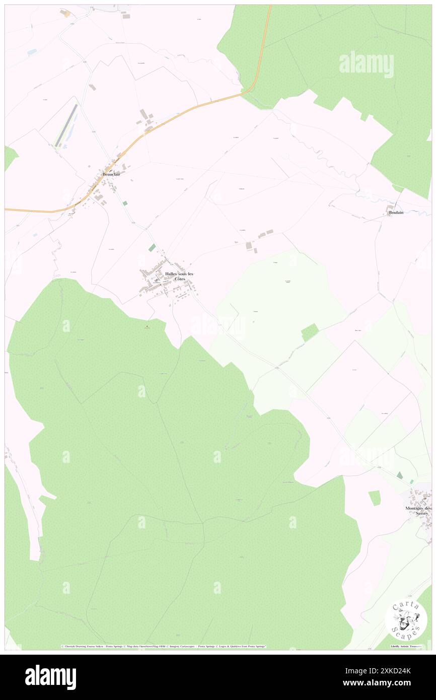 Halles-sous-les-Cotes, Mosa, FR, Francia, Grand Est, N 49 26' 57'', N 5 7' 14'', MAP, Cartascapes Map pubblicata nel 2024. Esplora Cartascapes, una mappa che rivela i diversi paesaggi, culture ed ecosistemi della Terra. Viaggia attraverso il tempo e lo spazio, scoprendo l'interconnessione del passato, del presente e del futuro del nostro pianeta. Foto Stock