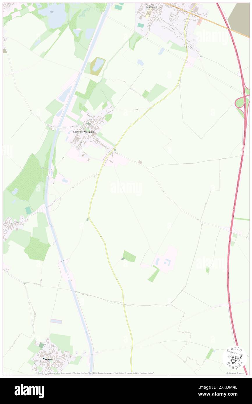 Sains-les-Marquion, Pas-de-Calais, FR, Francia, Hauts-de-France, N 50 11' 39'', N 3 4' 22'', MAP, Cartascapes Map pubblicata nel 2024. Esplora Cartascapes, una mappa che rivela i diversi paesaggi, culture ed ecosistemi della Terra. Viaggia attraverso il tempo e lo spazio, scoprendo l'interconnessione del passato, del presente e del futuro del nostro pianeta. Foto Stock