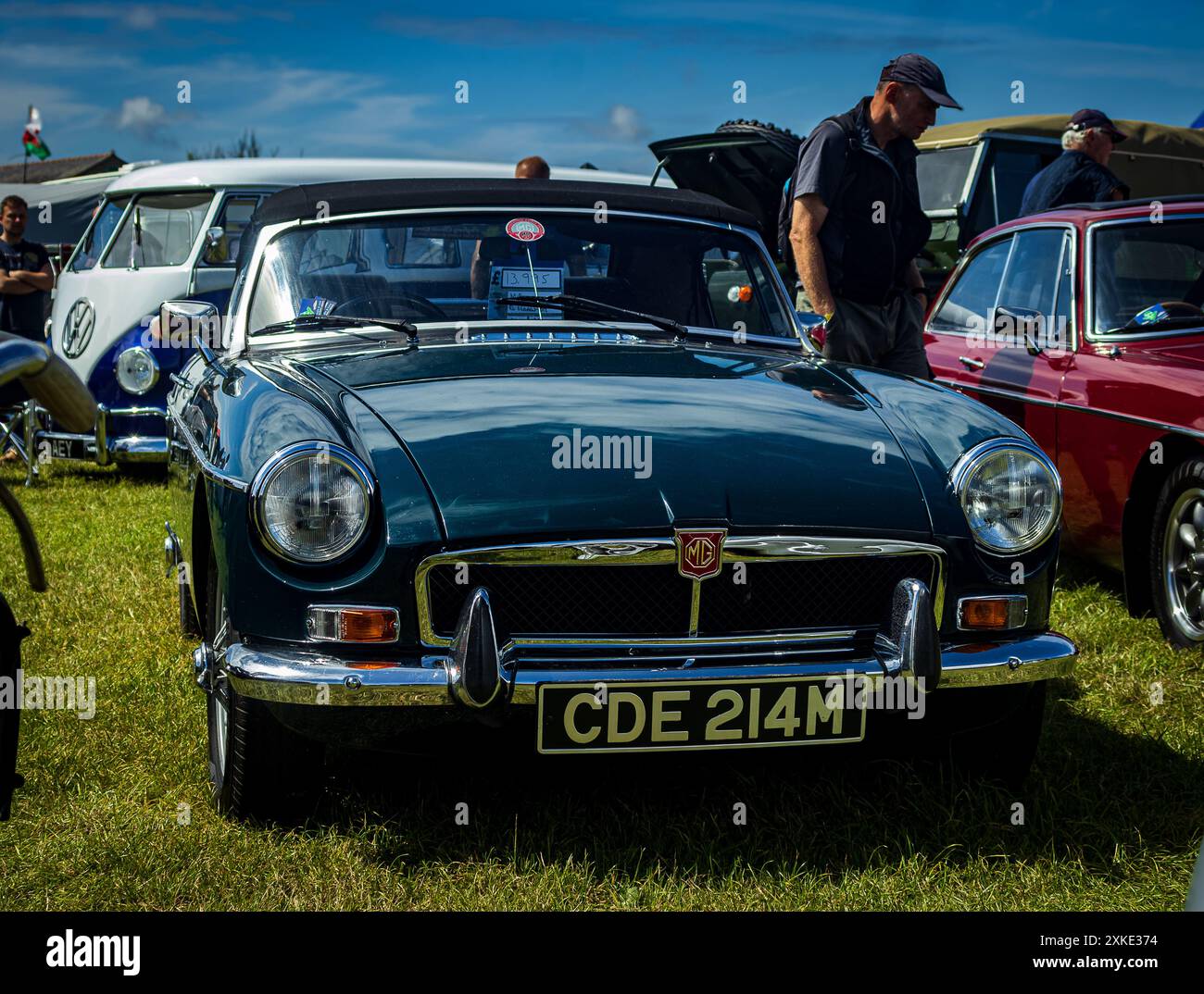 1971 MG Roadster - all'Anglesey Showground Autofest Show Foto Stock