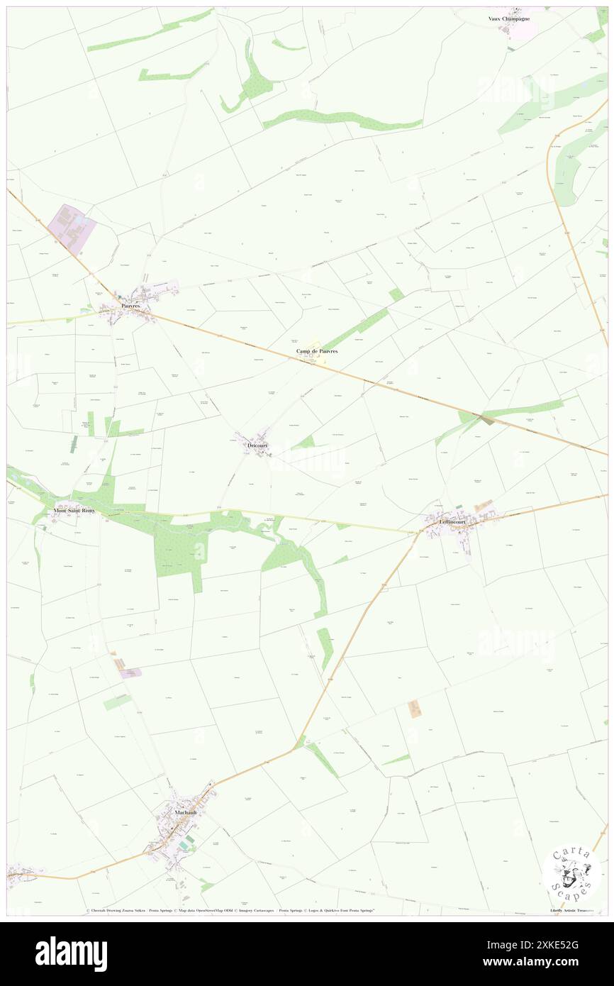 Dricourt, Ardenne, FR, Francia, Grand Est, N 49 23' 43'', N 4 30' 46'', MAP, Cartascapes Map pubblicata nel 2024. Esplora Cartascapes, una mappa che rivela i diversi paesaggi, culture ed ecosistemi della Terra. Viaggia attraverso il tempo e lo spazio, scoprendo l'interconnessione del passato, del presente e del futuro del nostro pianeta. Foto Stock