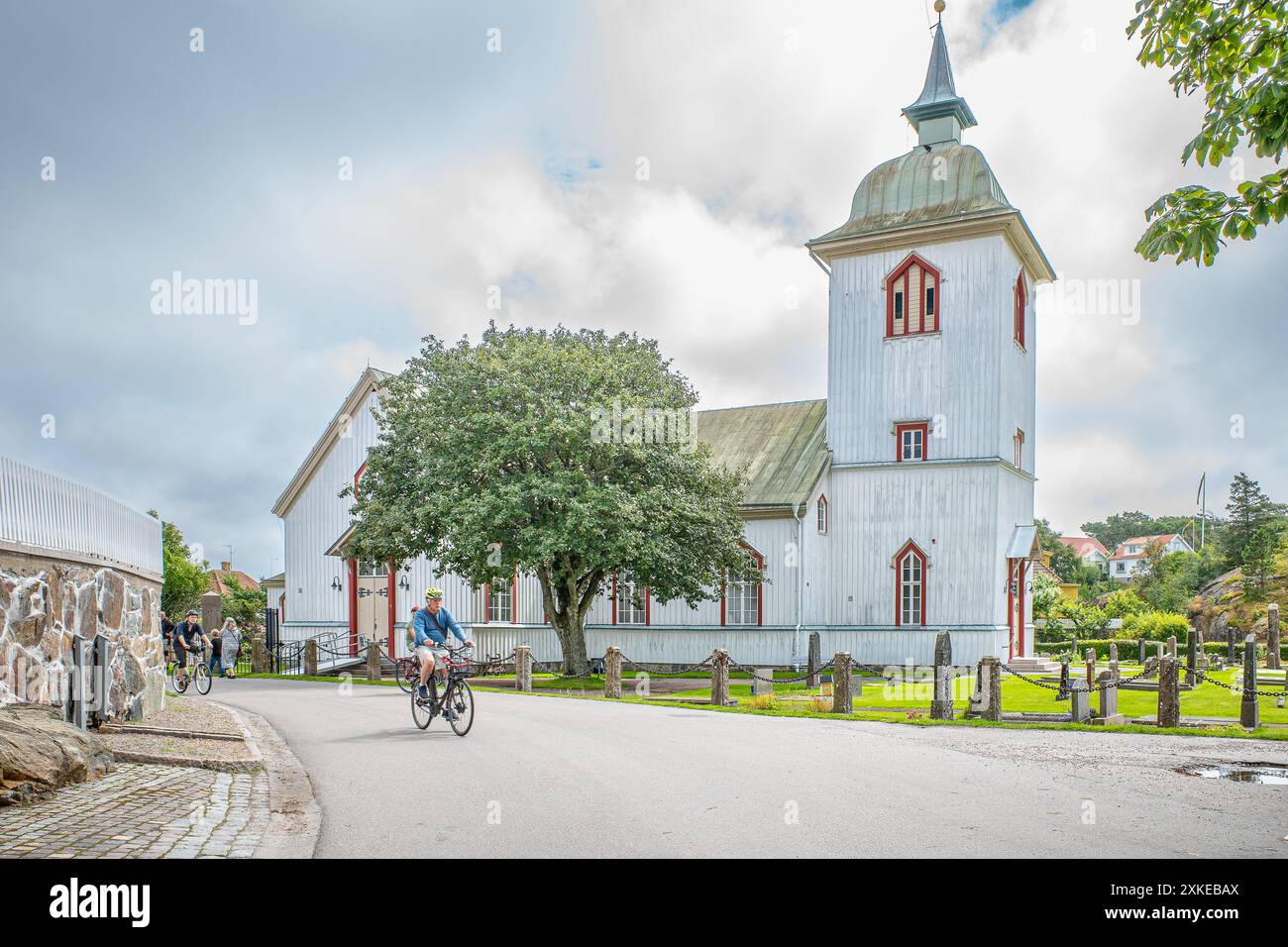 Grundsund, nel villaggio storico di pescatori di Grundsund, sulla costa occidentale della Svezia. Foto Stock