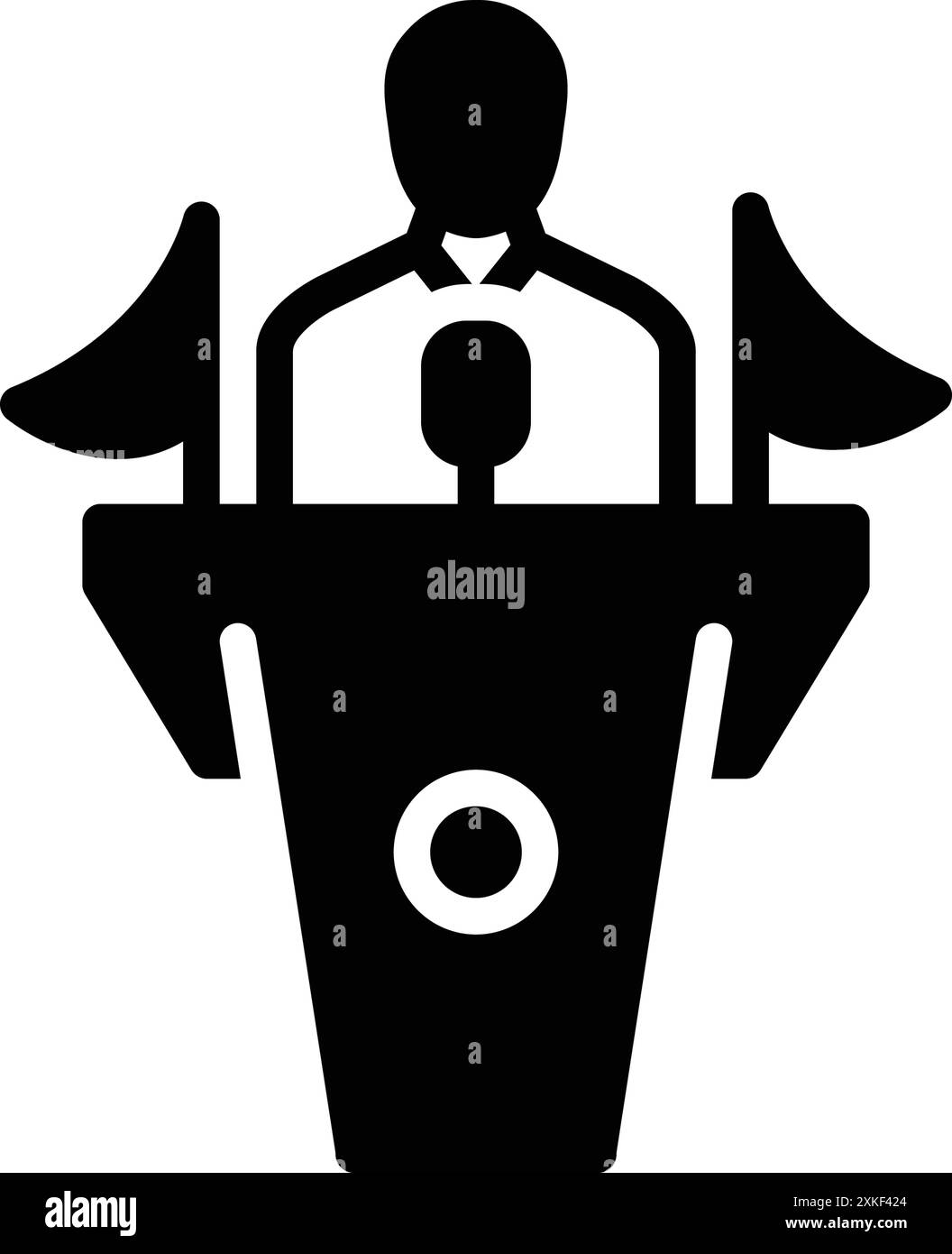 Icona per ministro, sottosegretario Illustrazione Vettoriale