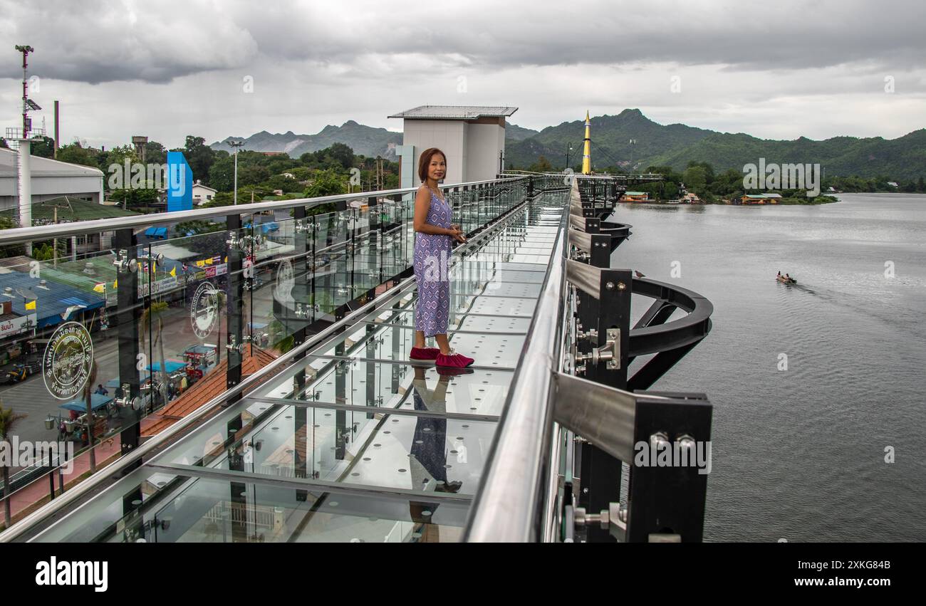 Sky Walk di Kanchanaburi Foto Stock