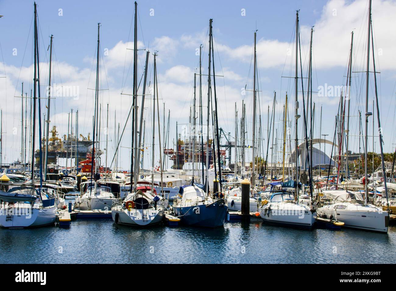 Marina Santa Cruz, Isole Canarie, Tenerife, Santa Cruz Foto Stock