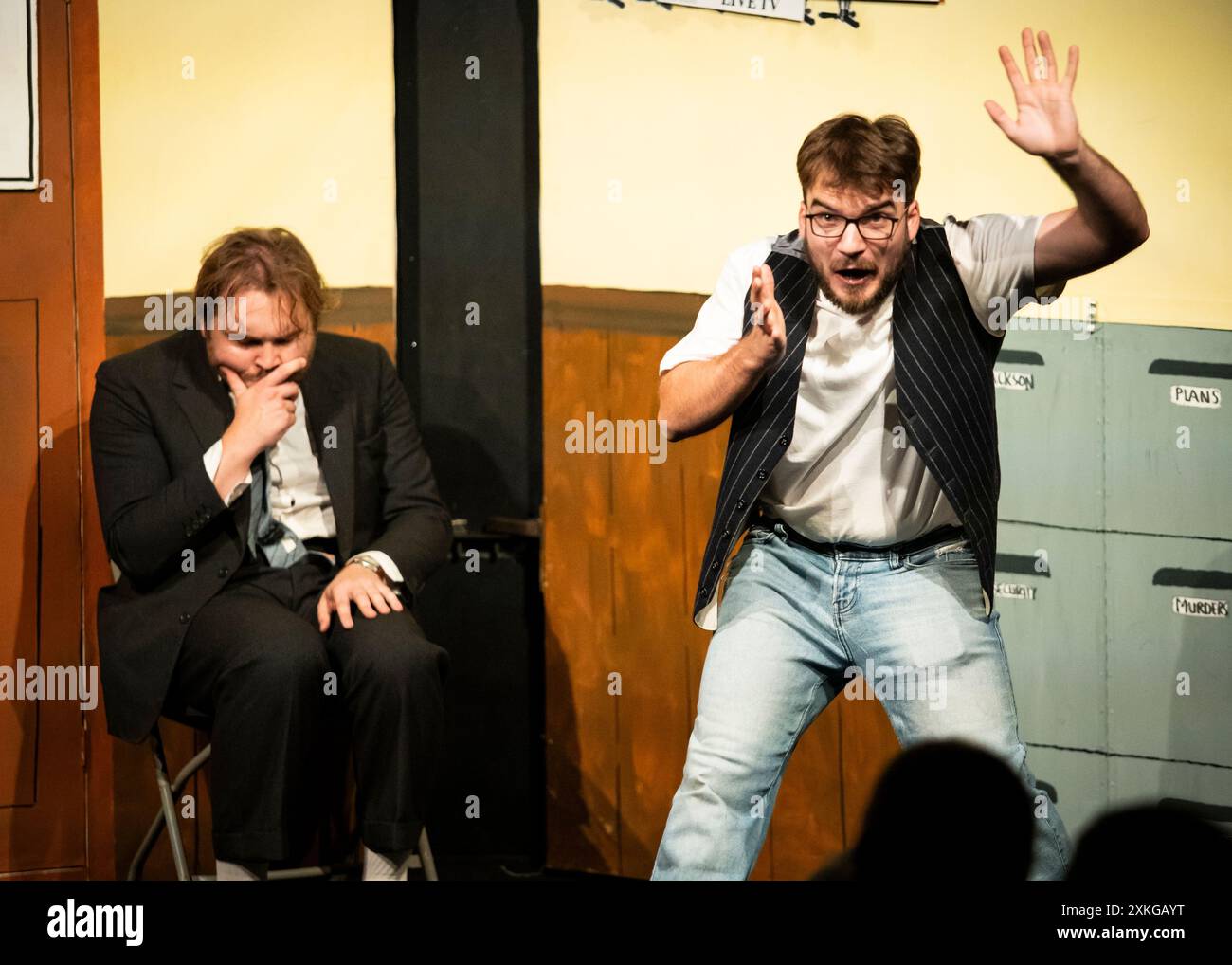 Verbal Diary, serata di apertura al Little Angel Theatre, Islington, Londra © Clarissa Debenham (Film Free Photography) / Alamy Foto Stock