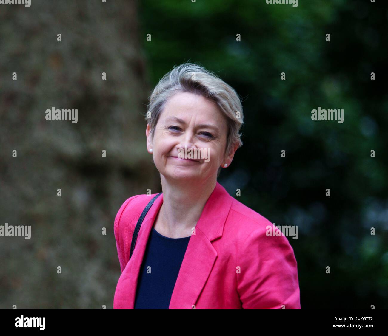 Downing Street, Londra, Regno Unito. 23 luglio 2024. I Minsters arrivano per la riunione settimanale del Gabinetto. NELLA FOTO, Yvette Cooper, Home Secretary BridgetCatterall/AlamyLiveNews Foto Stock