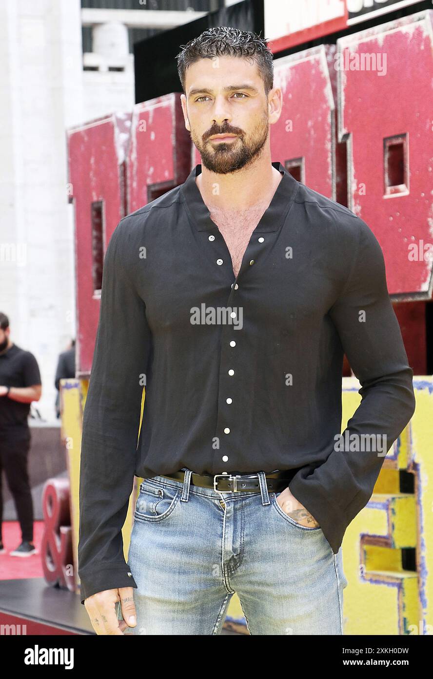 New York, New York, Stati Uniti. 22 luglio 2024. Michele Morrone alla prima mondiale di Deadpool & Wolverine dei Marvel Studio al Lincoln Center di New York City il 22 luglio 2024 Credit: RW/Media Punch/Alamy Live News Foto Stock