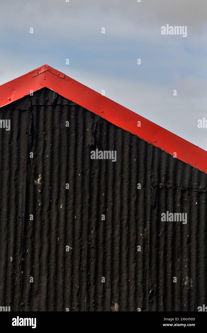 gable fine della segale di stagno nell'est del sussex in inghilterra Foto Stock