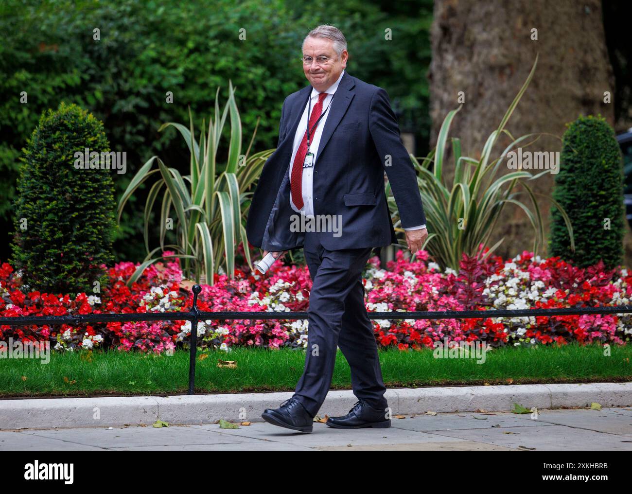 Londra, Regno Unito. 23 luglio 2024. Alan Campbell, capo Whip, a Downing Street per l'ultima riunione del Gabinetto prima della pausa estiva. Crediti: Mark Thomas/Alamy Live News Foto Stock