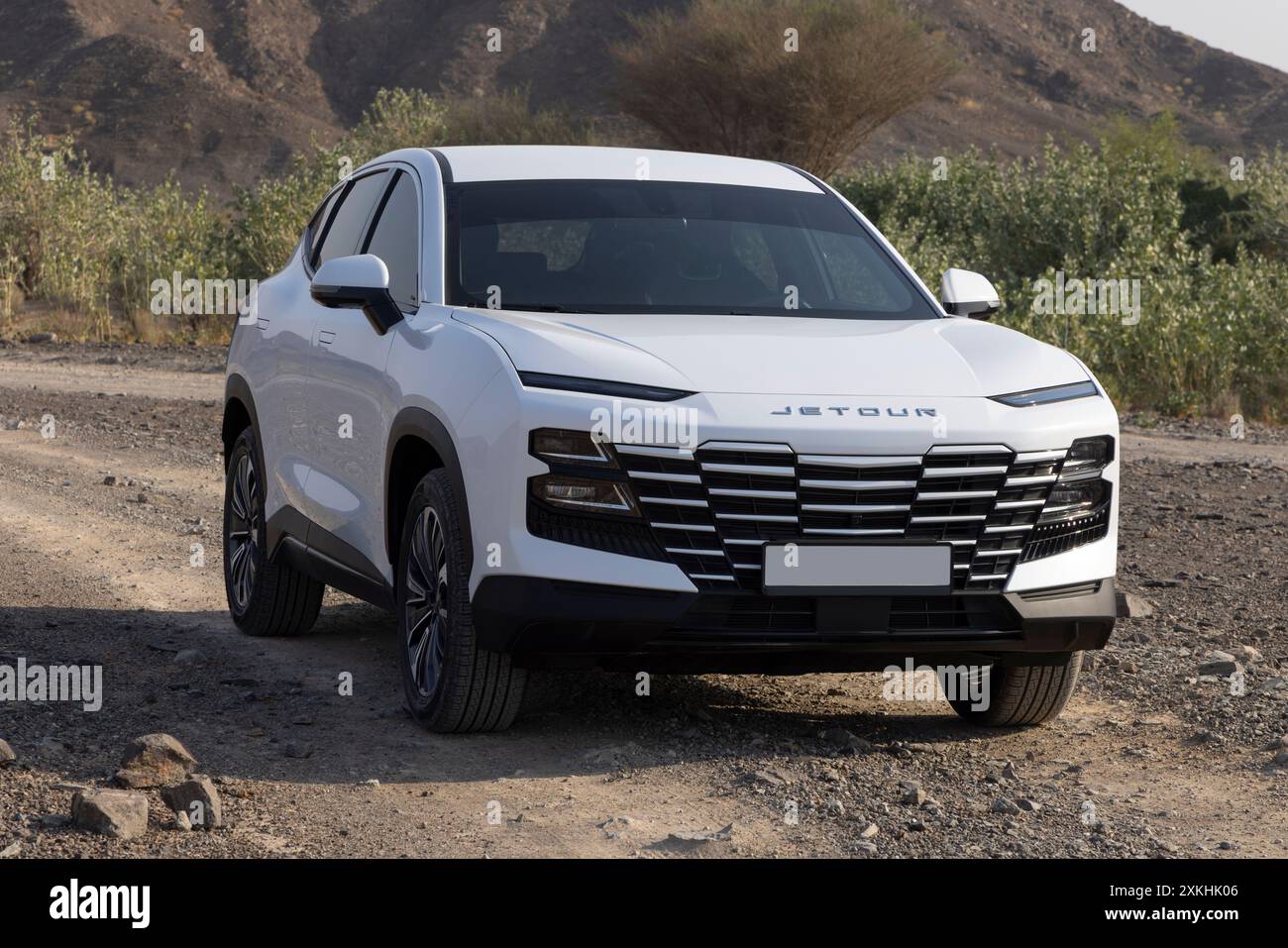 Jetour Dashing è un SUV elegante e moderno che combina tecnologia all'avanguardia e comfort di livello superiore. Foto Stock