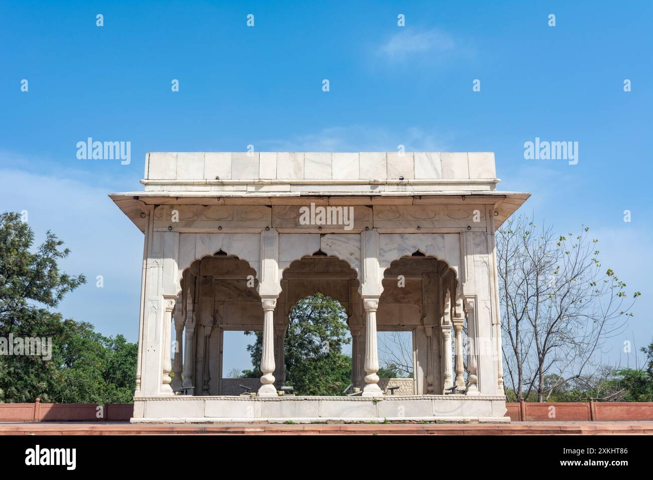 Hira Mahal, Red Fort, Old Delhi, India. Sito patrimonio dell'umanità dell'UNESCO Foto Stock