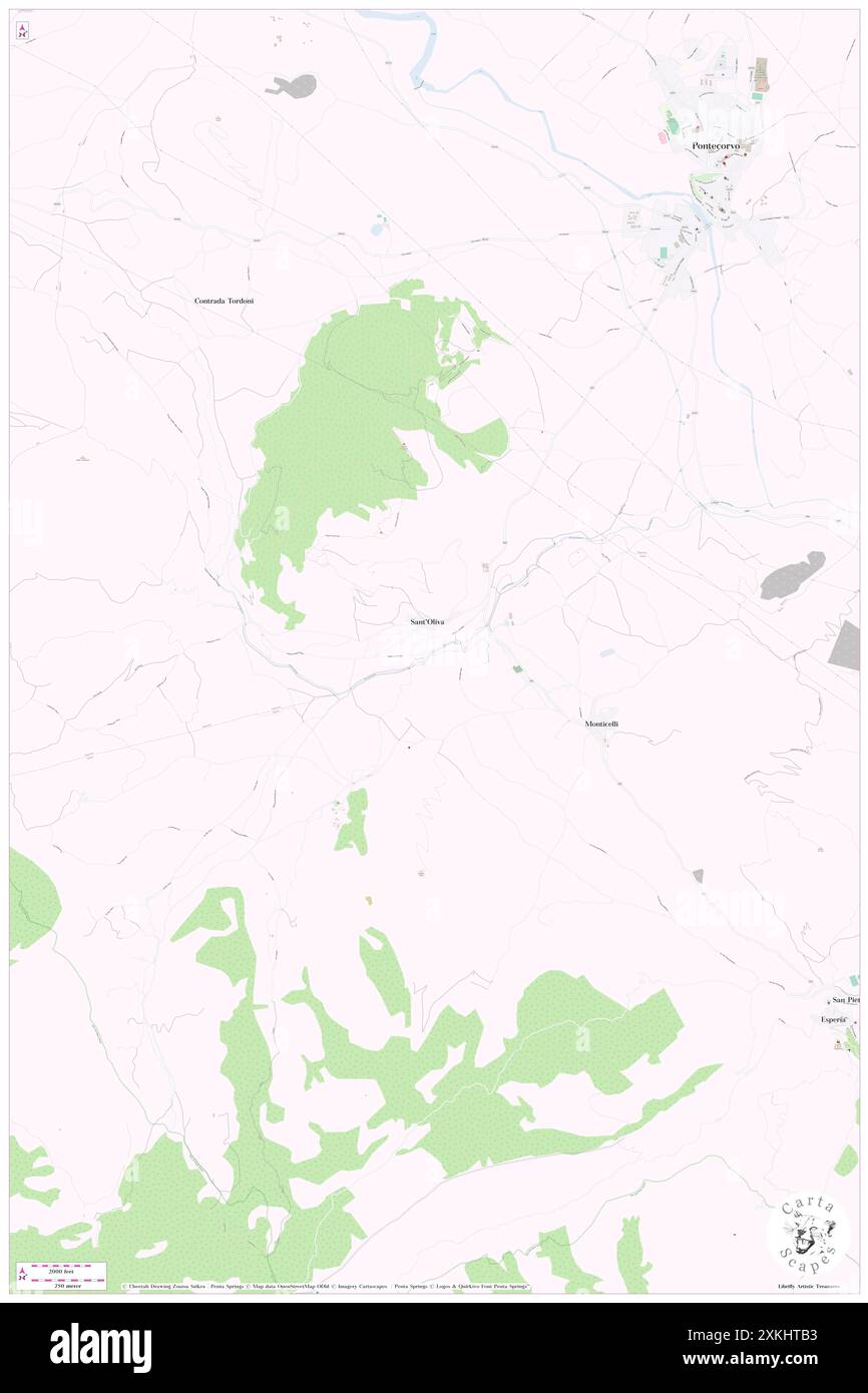 Rio Faggeto, IT, Italia, Lazio, N 41 25' 0'', N 13 37' 59''', mappa, Cartascapes Mappa pubblicata nel 2024. Esplora Cartascapes, una mappa che rivela i diversi paesaggi, culture ed ecosistemi della Terra. Viaggia attraverso il tempo e lo spazio, scoprendo l'interconnessione del passato, del presente e del futuro del nostro pianeta. Foto Stock