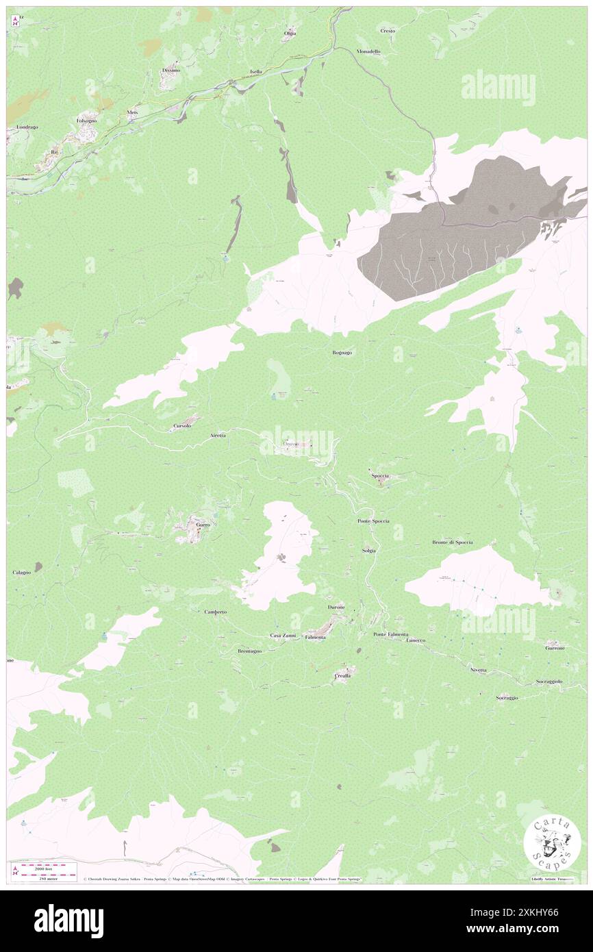 Orasso, Provincia Verbano-Cusio-Ossola, IT, Italia, Piemonte, N 46 5' 42'', N 8 35' 11'', MAP, Cartascapes Map pubblicata nel 2024. Esplora Cartascapes, una mappa che rivela i diversi paesaggi, culture ed ecosistemi della Terra. Viaggia attraverso il tempo e lo spazio, scoprendo l'interconnessione del passato, del presente e del futuro del nostro pianeta. Foto Stock