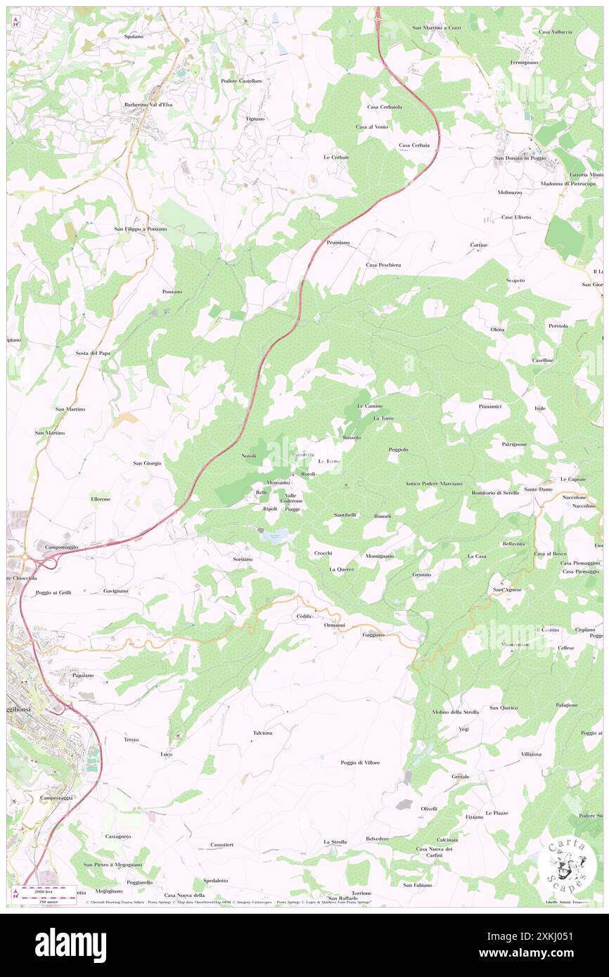 Monsanto II, Provincia di Firenze, IT, Italia, Toscana, N 43 29' 55'', N 11 11' 52'', MAP, Cartascapes Map pubblicata nel 2024. Esplora Cartascapes, una mappa che rivela i diversi paesaggi, culture ed ecosistemi della Terra. Viaggia attraverso il tempo e lo spazio, scoprendo l'interconnessione del passato, del presente e del futuro del nostro pianeta. Foto Stock