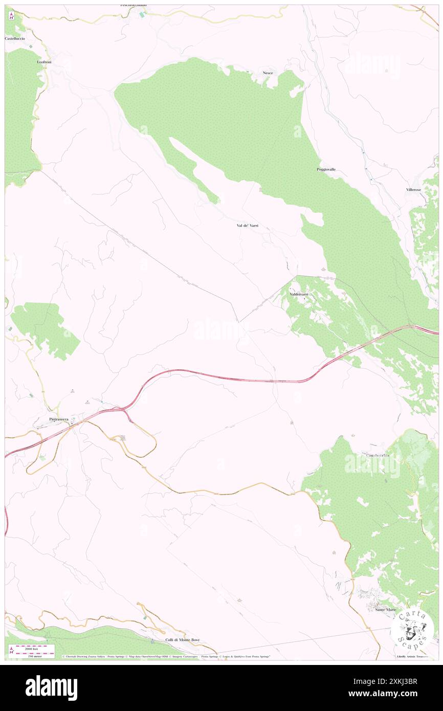 Val di Varri, IT, Italia, Abruzzo, N 42 8' 59'', N 13 10' 0'', mappa, Cartascapes Mappa pubblicata nel 2024. Esplora Cartascapes, una mappa che rivela i diversi paesaggi, culture ed ecosistemi della Terra. Viaggia attraverso il tempo e lo spazio, scoprendo l'interconnessione del passato, del presente e del futuro del nostro pianeta. Foto Stock