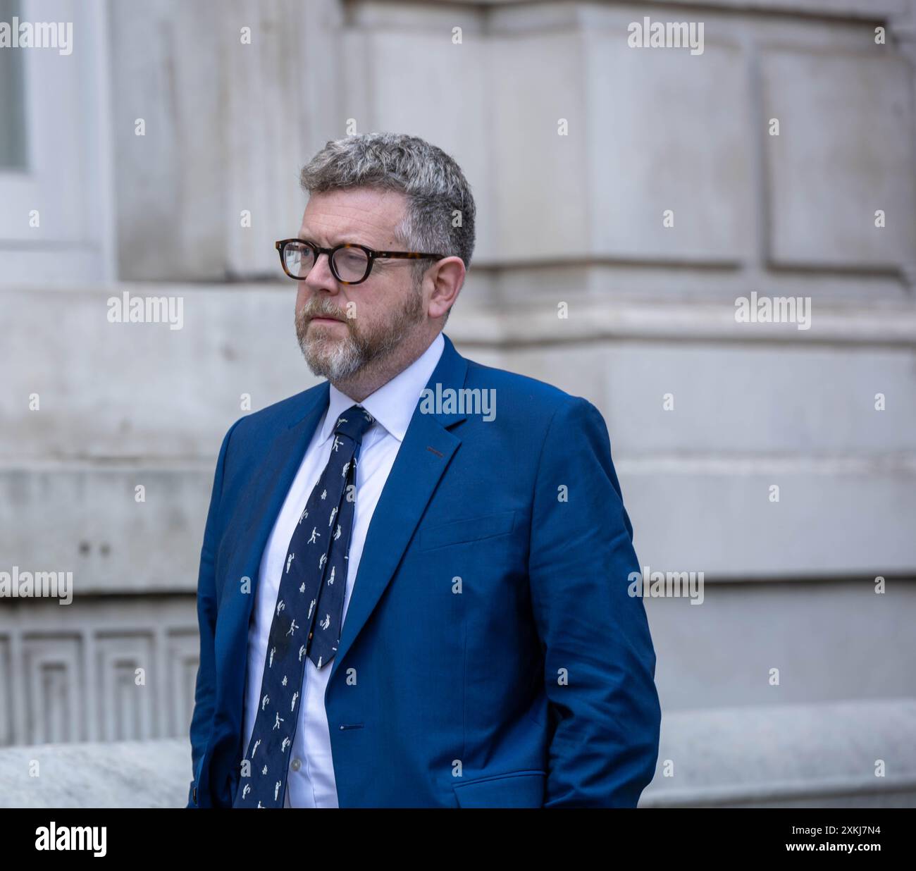 Londra, Regno Unito. 23 luglio 2024. Government Ministers and Officials at the Cabinet Office, 70 Whitehall London UK Matthew Doyle, Downing Street Director of Communications, Credit: Ian Davidson/Alamy Live News Foto Stock