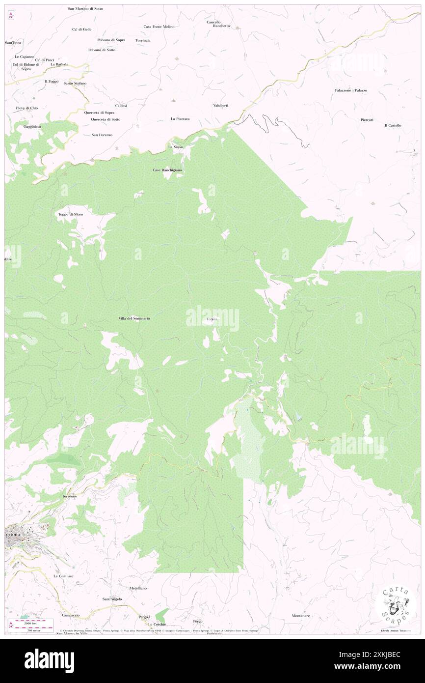 Tornia, Provincia di Arezzo, IT, Italia, Toscana, N 43 18' 47'', N 12 2' 1'', MAP, Cartascapes Map pubblicata nel 2024. Esplora Cartascapes, una mappa che rivela i diversi paesaggi, culture ed ecosistemi della Terra. Viaggia attraverso il tempo e lo spazio, scoprendo l'interconnessione del passato, del presente e del futuro del nostro pianeta. Foto Stock