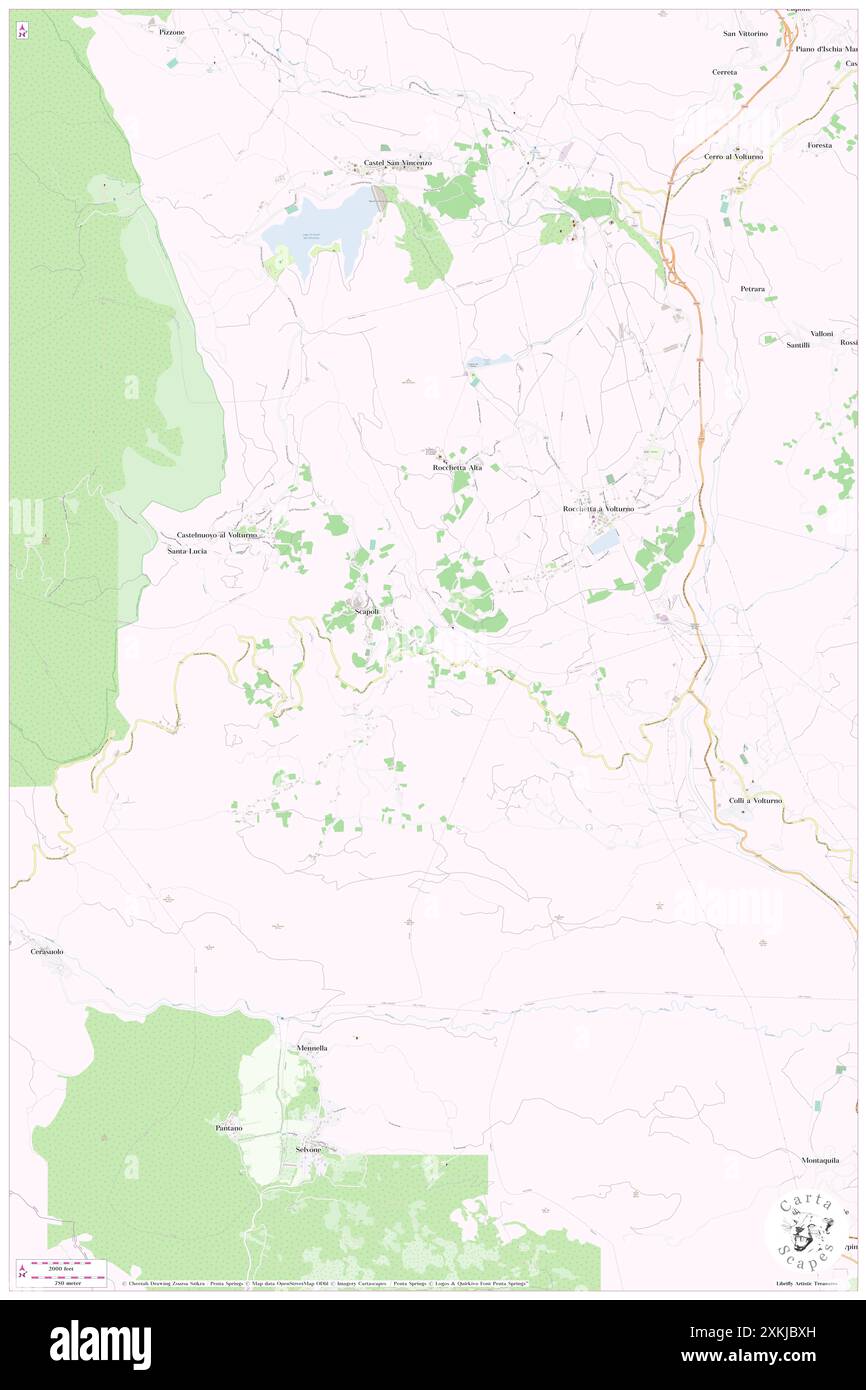 Tavernaricci, Provincia di Isernia, IT, Italia, Molise, N 41 36' 43'', N 14 3' 59'', MAP, Cartascapes Map pubblicata nel 2024. Esplora Cartascapes, una mappa che rivela i diversi paesaggi, culture ed ecosistemi della Terra. Viaggia attraverso il tempo e lo spazio, scoprendo l'interconnessione del passato, del presente e del futuro del nostro pianeta. Foto Stock