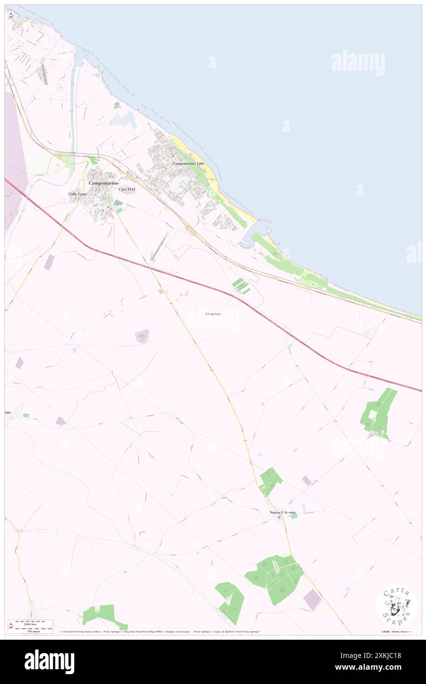 Cianaluca, Provincia di Campobasso, IT, Italia, Molise, N 41 55' 53'', N 15 3' 38'', MAP, Cartascapes Map pubblicata nel 2024. Esplora Cartascapes, una mappa che rivela i diversi paesaggi, culture ed ecosistemi della Terra. Viaggia attraverso il tempo e lo spazio, scoprendo l'interconnessione del passato, del presente e del futuro del nostro pianeta. Foto Stock