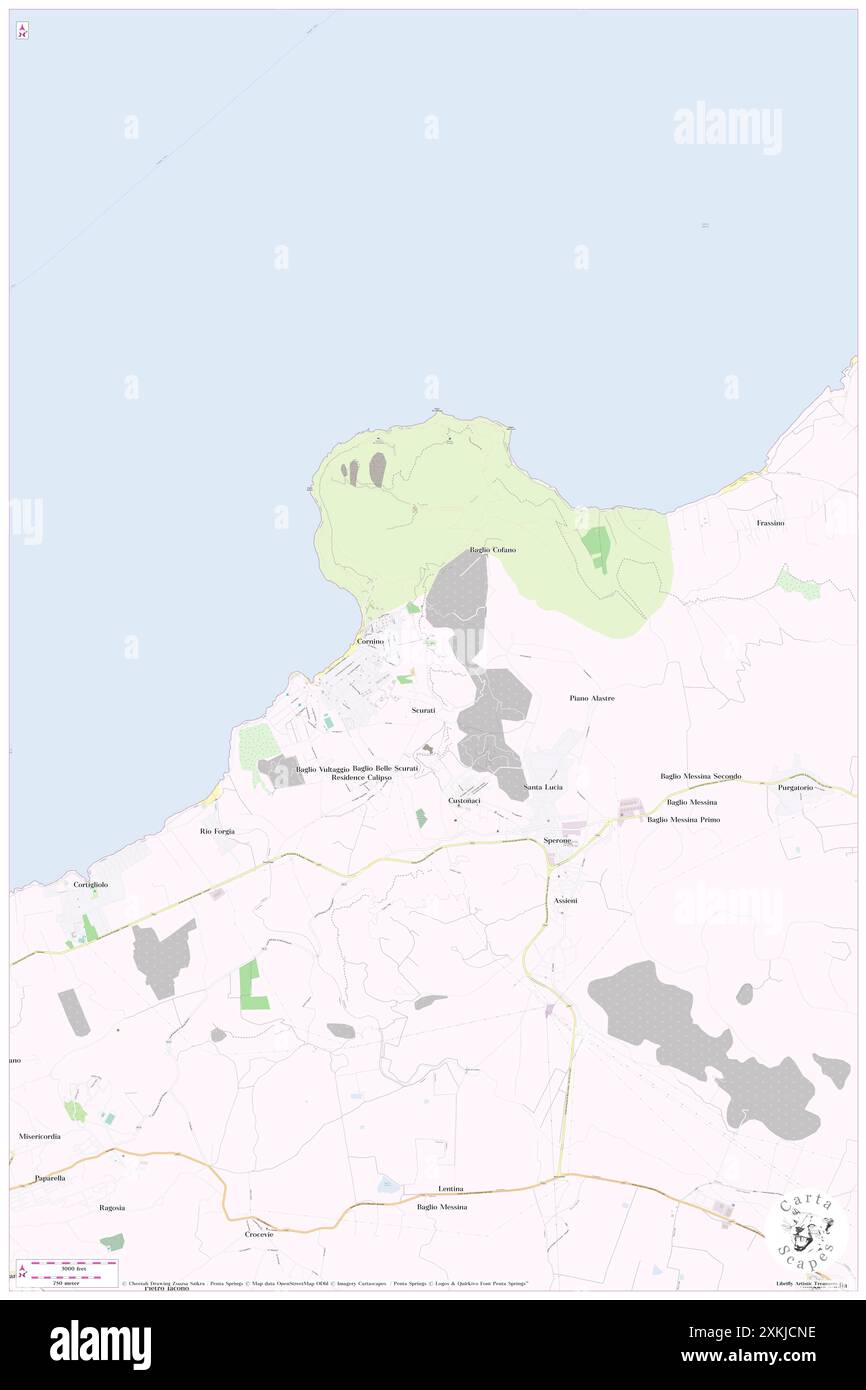 Grotta Mangiapane, Trapani, IT, Italia, Sicilia, N 38 5' 31'', N 12 40' 17'', MAP, Cartascapes Map pubblicata nel 2024. Esplora Cartascapes, una mappa che rivela i diversi paesaggi, culture ed ecosistemi della Terra. Viaggia attraverso il tempo e lo spazio, scoprendo l'interconnessione del passato, del presente e del futuro del nostro pianeta. Foto Stock