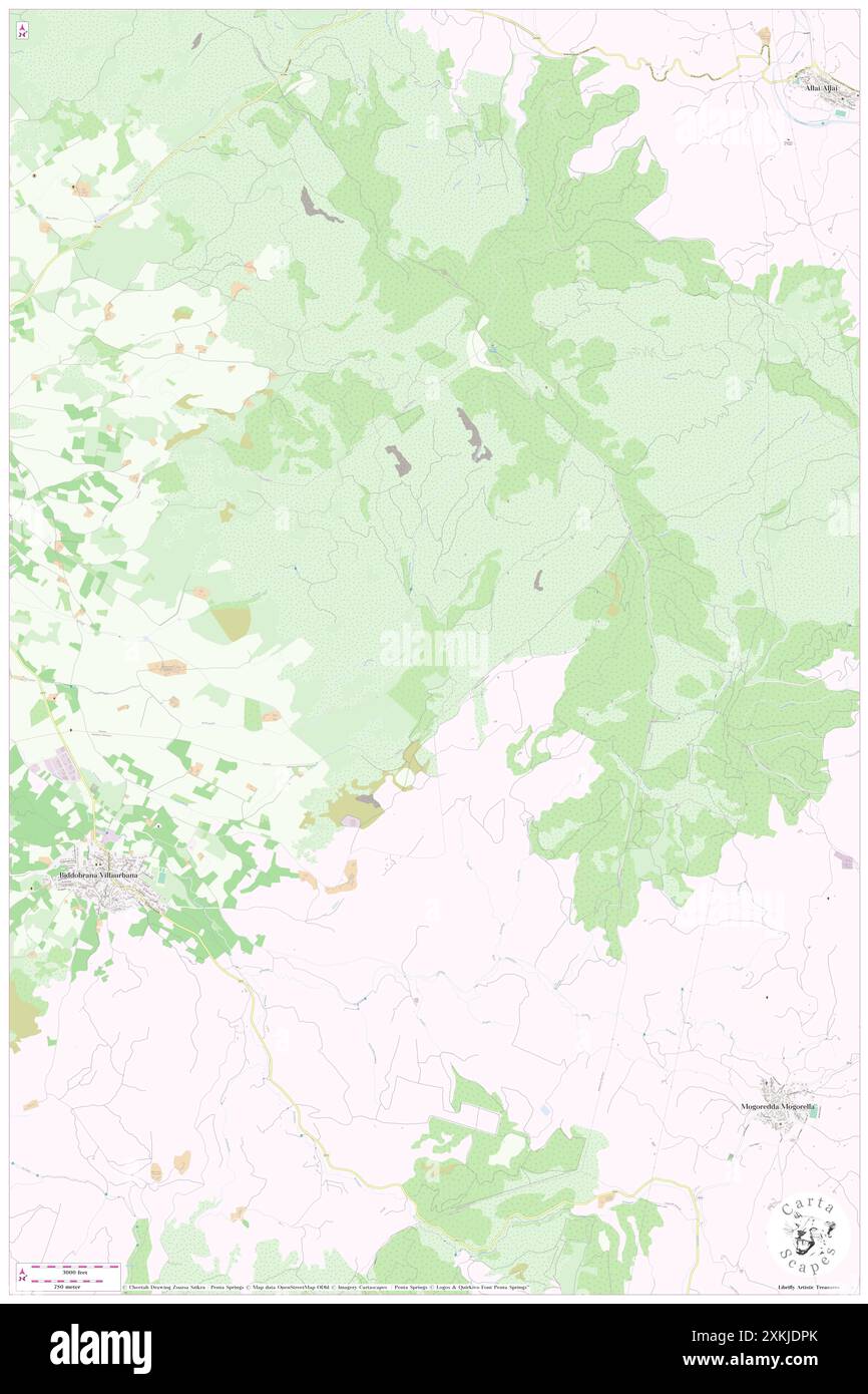 Gora Capo d'acqua, IT, Italia, Sardegna, N 39 54' 21'', N 8 49' 2'', mappa, Cartascapes Mappa pubblicata nel 2024. Esplora Cartascapes, una mappa che rivela i diversi paesaggi, culture ed ecosistemi della Terra. Viaggia attraverso il tempo e lo spazio, scoprendo l'interconnessione del passato, del presente e del futuro del nostro pianeta. Foto Stock