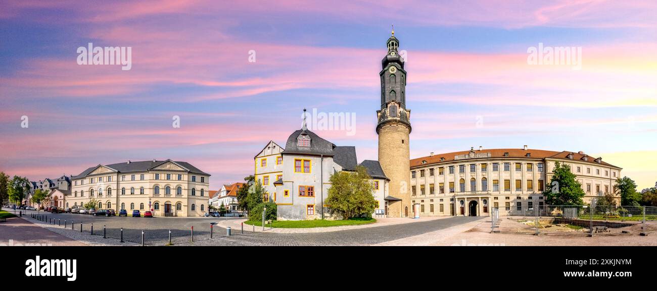 Città vecchia di Weimar, Germania Foto Stock