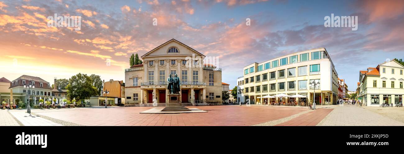 Città vecchia di Weimar, Germania Foto Stock