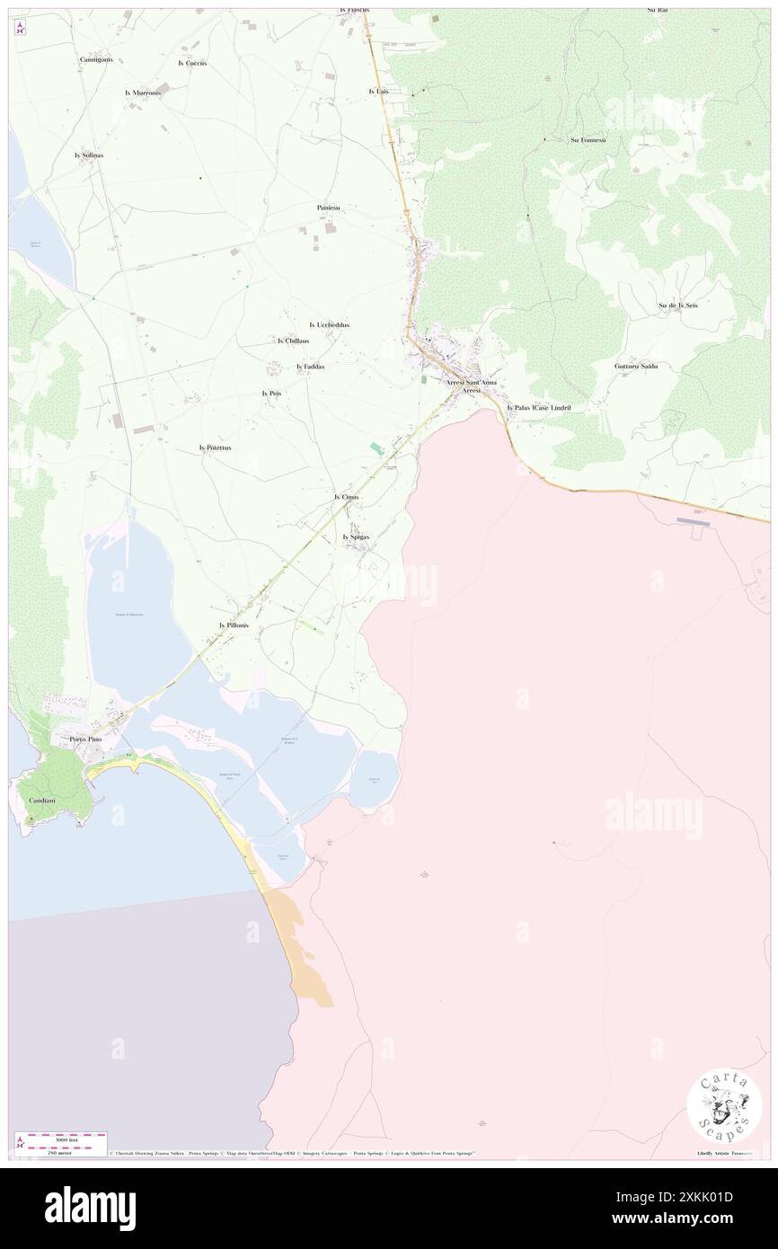 su de is Sirbonis, IT, Italia, Sardegna, N 38 58' 53'', N 8 38' 7'', mappa, Cartascapes Mappa pubblicata nel 2024. Esplora Cartascapes, una mappa che rivela i diversi paesaggi, culture ed ecosistemi della Terra. Viaggia attraverso il tempo e lo spazio, scoprendo l'interconnessione del passato, del presente e del futuro del nostro pianeta. Foto Stock