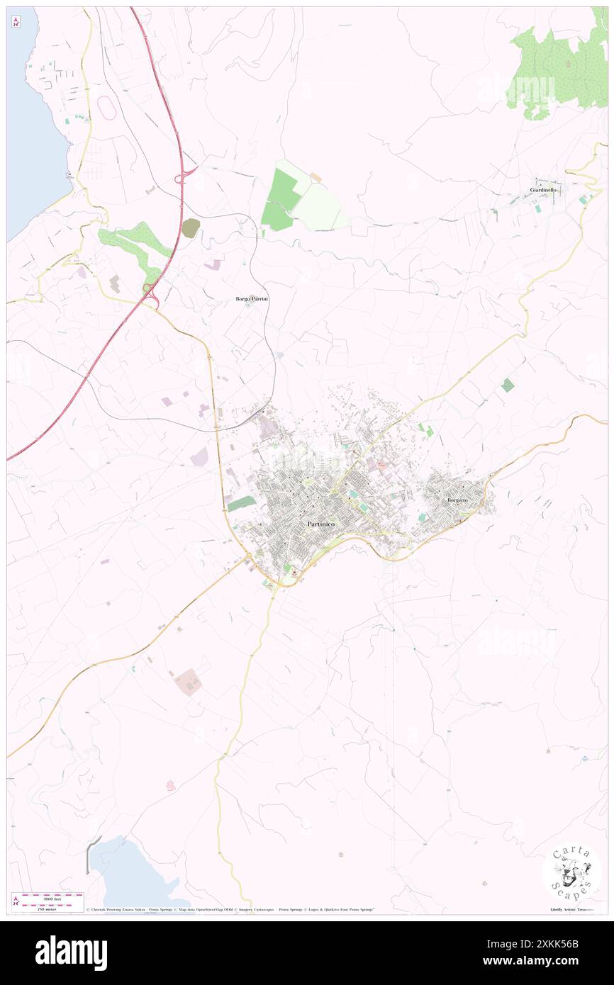 La Casa di Bonuccio, Palermo, IT, Italia, Sicilia, N 38 3' 8'', N 13 7' 3'', MAP, Cartascapes Map pubblicata nel 2024. Esplora Cartascapes, una mappa che rivela i diversi paesaggi, culture ed ecosistemi della Terra. Viaggia attraverso il tempo e lo spazio, scoprendo l'interconnessione del passato, del presente e del futuro del nostro pianeta. Foto Stock