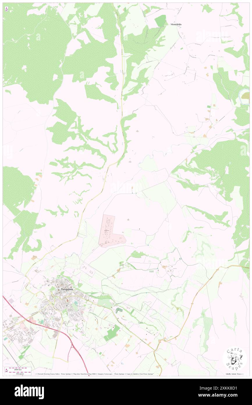 Fosso Leona, IT, Italia, Lazio, N 42 16' 59'', N 11 46' 59'', mappa, Cartascapes Mappa pubblicata nel 2024. Esplora Cartascapes, una mappa che rivela i diversi paesaggi, culture ed ecosistemi della Terra. Viaggia attraverso il tempo e lo spazio, scoprendo l'interconnessione del passato, del presente e del futuro del nostro pianeta. Foto Stock