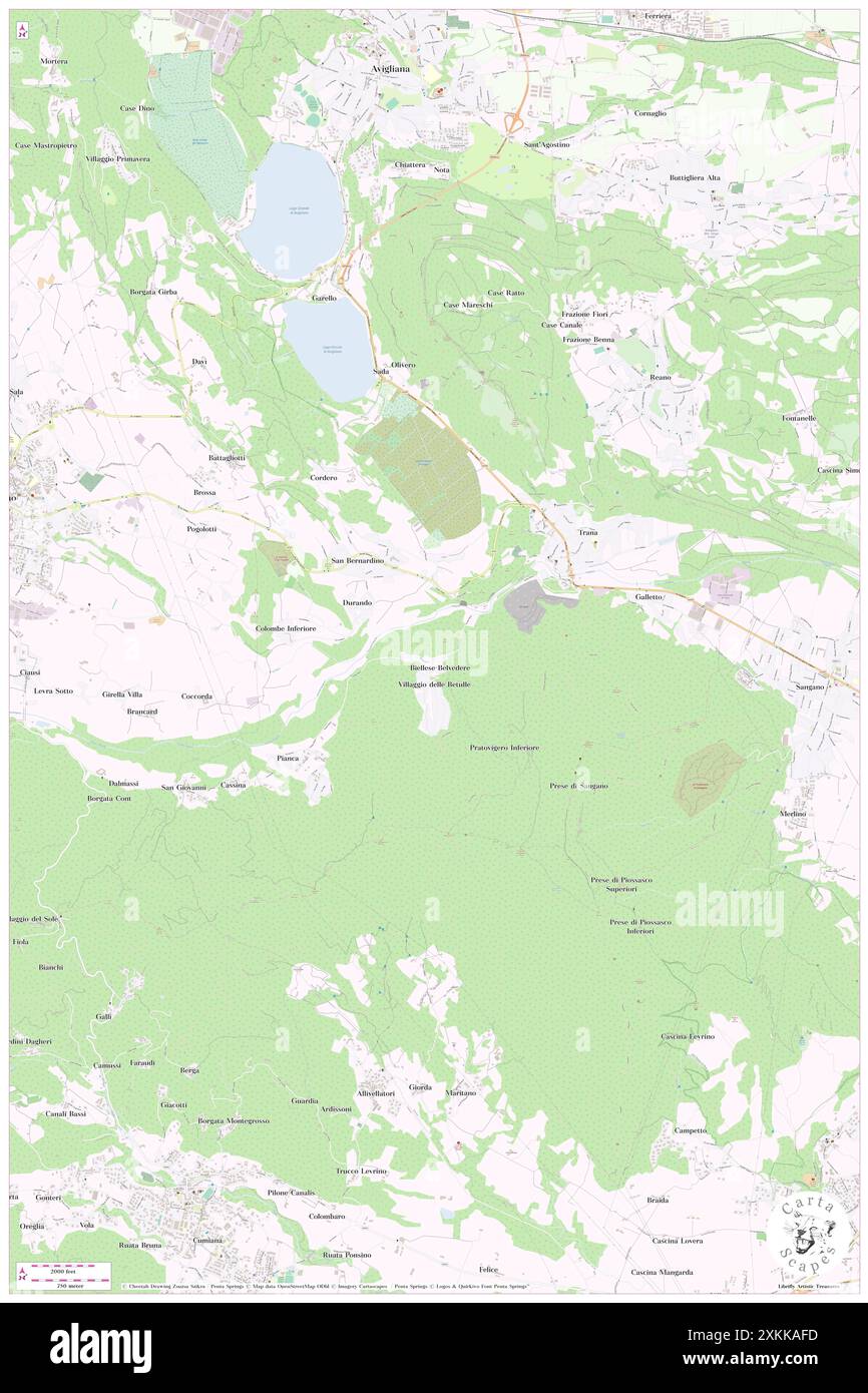 Trana, Torino, IT, Italia, Piemonte, N 45 2' 20'', N 7 25' 18'', MAP, Cartascapes Map pubblicata nel 2024. Esplora Cartascapes, una mappa che rivela i diversi paesaggi, culture ed ecosistemi della Terra. Viaggia attraverso il tempo e lo spazio, scoprendo l'interconnessione del passato, del presente e del futuro del nostro pianeta. Foto Stock