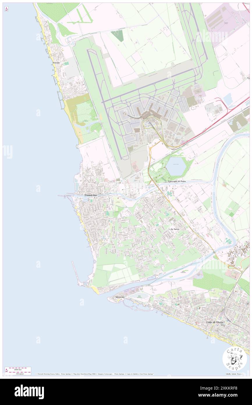 Cancelli Rossi Hotel Rome Airport, Città metropolitana di Roma capitale, IT, Italia, Lazio, N 41 46' 22'', N 12 14' 32'', mappa, Cartascapes Mappa pubblicata nel 2024. Esplora Cartascapes, una mappa che rivela i diversi paesaggi, culture ed ecosistemi della Terra. Viaggia attraverso il tempo e lo spazio, scoprendo l'interconnessione del passato, del presente e del futuro del nostro pianeta. Foto Stock