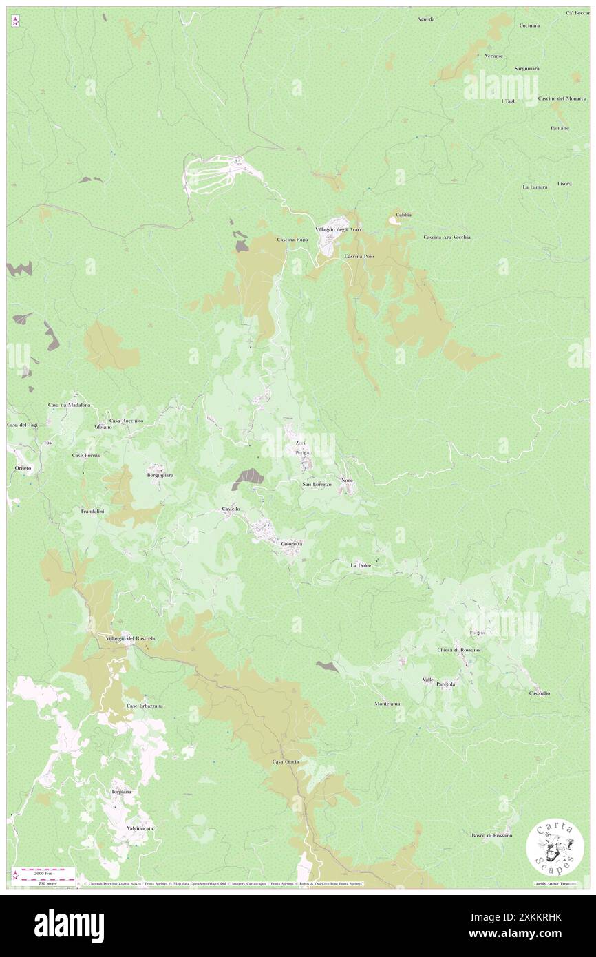 Patigno, Provincia di massa-Carrara, IT, Italia, Toscana, N 44 21' 11'', N 9 45' 46'', MAP, Cartascapes Map pubblicata nel 2024. Esplora Cartascapes, una mappa che rivela i diversi paesaggi, culture ed ecosistemi della Terra. Viaggia attraverso il tempo e lo spazio, scoprendo l'interconnessione del passato, del presente e del futuro del nostro pianeta. Foto Stock