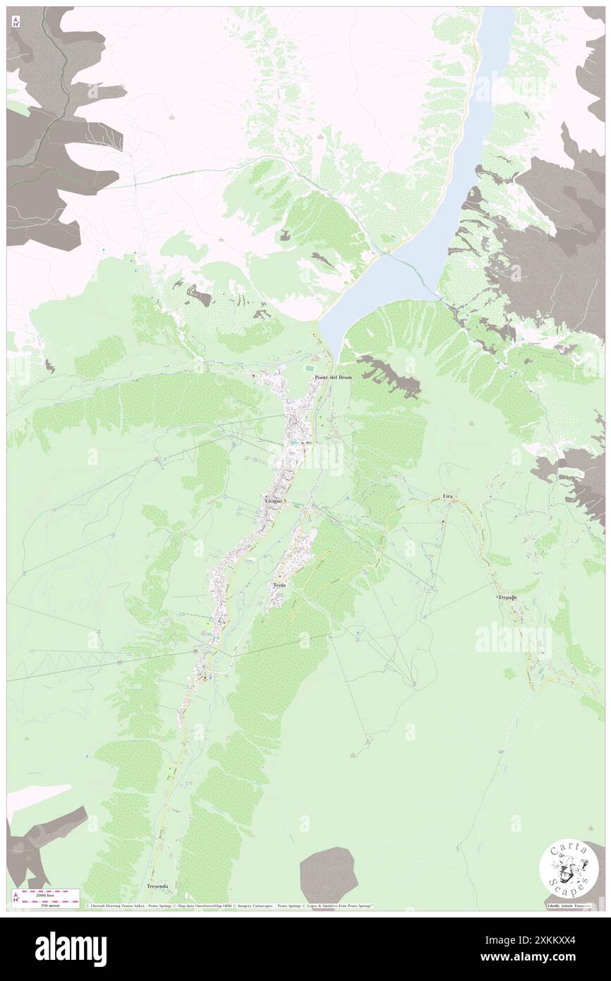 Hotel Original Galli S, Provincia di Sondrio, IT, Italia, Lombardia, N 46 32' 34'', N 10 8' 29'', MAP, Cartascapes Map pubblicata nel 2024. Esplora Cartascapes, una mappa che rivela i diversi paesaggi, culture ed ecosistemi della Terra. Viaggia attraverso il tempo e lo spazio, scoprendo l'interconnessione del passato, del presente e del futuro del nostro pianeta. Foto Stock