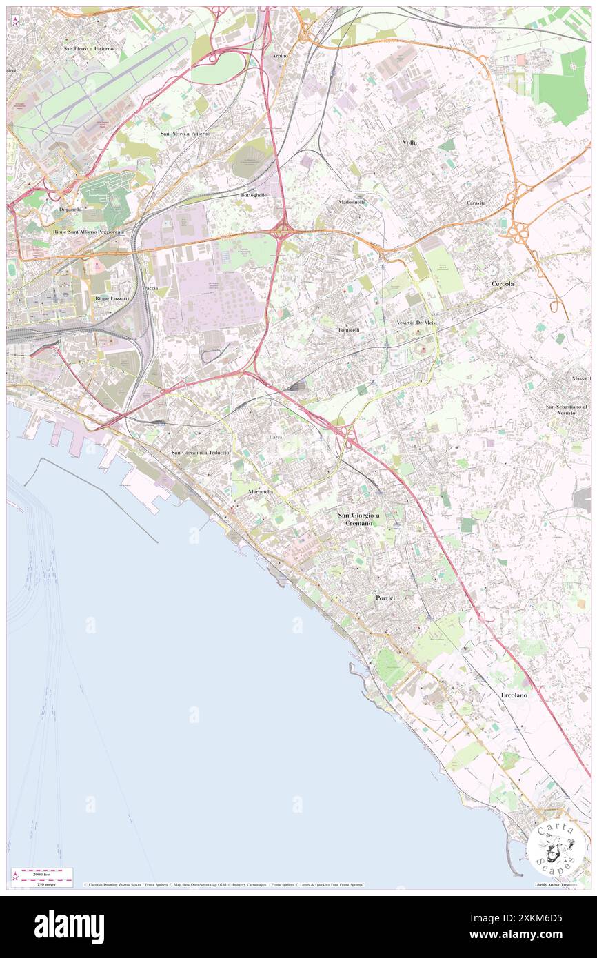 Villa Letizia, Napoli, IT, Italia, Campania, N 40 50' 18''', N 14 19' 25'', MAP, Cartascapes Map pubblicata nel 2024. Esplora Cartascapes, una mappa che rivela i diversi paesaggi, culture ed ecosistemi della Terra. Viaggia attraverso il tempo e lo spazio, scoprendo l'interconnessione del passato, del presente e del futuro del nostro pianeta. Foto Stock