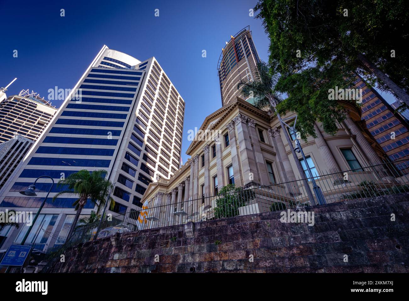 Brisbane, QLD, Australia - storica dogana nel centro della città Foto Stock