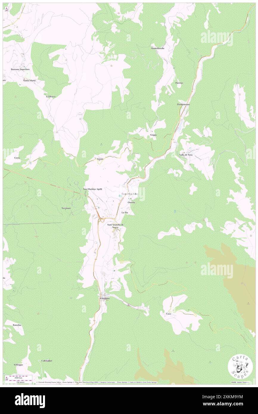 Castel San felice, Provincia di Perugia, IT, Italia, Umbria, N 42 44' 35'', N 12 50' 28'', MAP, Cartascapes Map pubblicata nel 2024. Esplora Cartascapes, una mappa che rivela i diversi paesaggi, culture ed ecosistemi della Terra. Viaggia attraverso il tempo e lo spazio, scoprendo l'interconnessione del passato, del presente e del futuro del nostro pianeta. Foto Stock