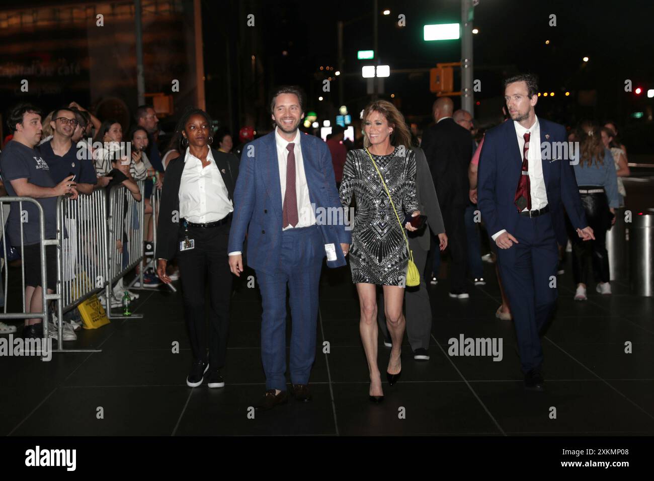 New York. 22 luglio 2024. New York, USA, 22 luglio 2024 - Aaron Stanford partecipa all'afterparty per "Deadpool & Wolverine" il 22 luglio 2024 a New York. Credito: Giada Papini Rampelotto/EuropaNewswire solo per uso editoriale. Non per USO commerciale!/dpa/Alamy Live News Foto Stock