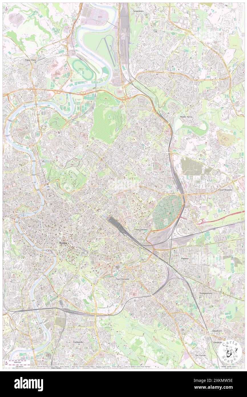 Basilica S. Nicomedis foris porta Nomentana (posizione approssimativa dell'ex chiesa medievale costruita sulle catacombe di San Nicomede), Città metropolitana di Roma capitale, IT, Italia, Lazio, N 41 54' 39'', N 12 30' 29'', mappa, Cartascapes Mappa pubblicata nel 2024. Esplora Cartascapes, una mappa che rivela i diversi paesaggi, culture ed ecosistemi della Terra. Viaggia attraverso il tempo e lo spazio, scoprendo l'interconnessione del passato, del presente e del futuro del nostro pianeta. Foto Stock