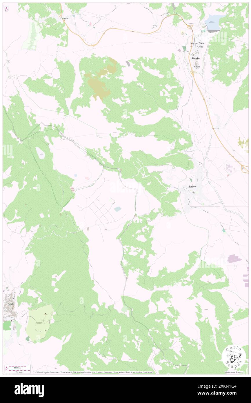 L'Amoroso, Provincia di Salerno, IT, Italia, Campania, N 40 22' 39'', N 15 42' 19'', MAP, Cartascapes Map pubblicata nel 2024. Esplora Cartascapes, una mappa che rivela i diversi paesaggi, culture ed ecosistemi della Terra. Viaggia attraverso il tempo e lo spazio, scoprendo l'interconnessione del passato, del presente e del futuro del nostro pianeta. Foto Stock