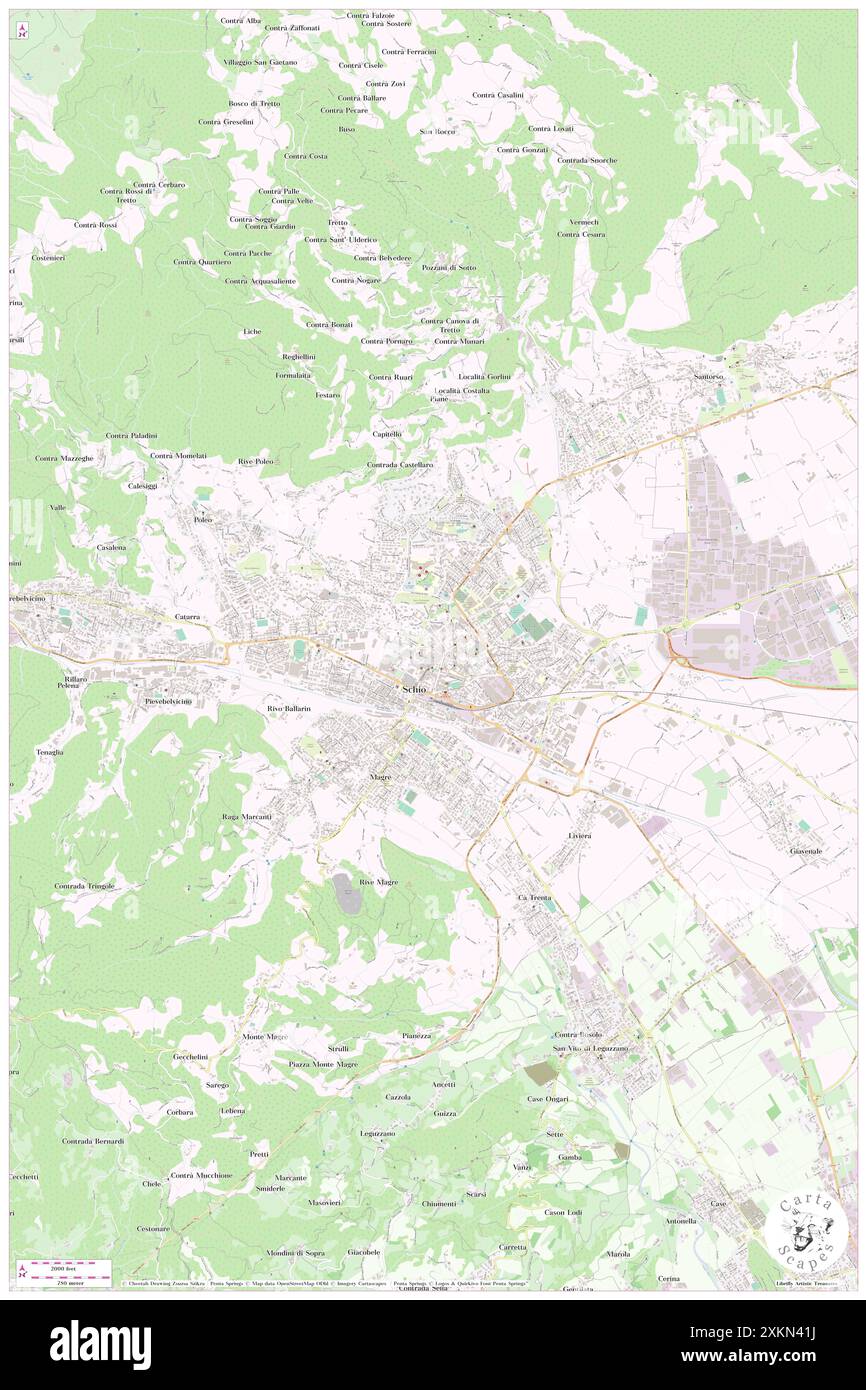 Il Castello, Provincia di Vicenza, IT, Italia, Veneto, N 45 42' 52'', N 11 21' 27'', MAP, Cartascapes Map pubblicata nel 2024. Esplora Cartascapes, una mappa che rivela i diversi paesaggi, culture ed ecosistemi della Terra. Viaggia attraverso il tempo e lo spazio, scoprendo l'interconnessione del passato, del presente e del futuro del nostro pianeta. Foto Stock