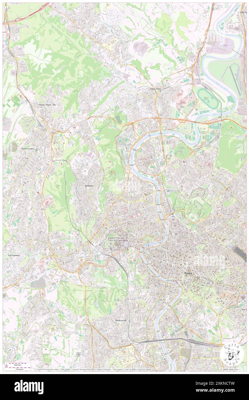 Clodio, Città metropolitana di Roma capitale, IT, Italia, Lazio, N 41 55' 11'', N 12 27' 24'', mappa, Cartascapes Mappa pubblicata nel 2024. Esplora Cartascapes, una mappa che rivela i diversi paesaggi, culture ed ecosistemi della Terra. Viaggia attraverso il tempo e lo spazio, scoprendo l'interconnessione del passato, del presente e del futuro del nostro pianeta. Foto Stock