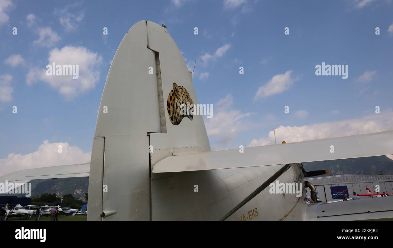 L'Antonov An-2 è un biplano biplano biplano bimotore prodotto in serie dall'Antonov Design Bureau. Foto Stock