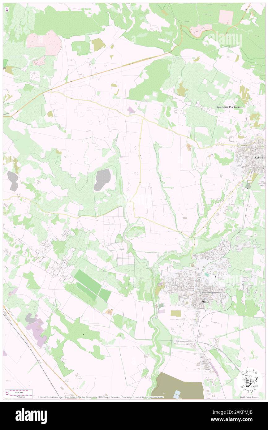 Contrada Triglio, IT, Italia, Puglia, N 40 35' 33'', N 17 10' 57'', mappa, Cartascapes Mappa pubblicata nel 2024. Esplora Cartascapes, una mappa che rivela i diversi paesaggi, culture ed ecosistemi della Terra. Viaggia attraverso il tempo e lo spazio, scoprendo l'interconnessione del passato, del presente e del futuro del nostro pianeta. Foto Stock