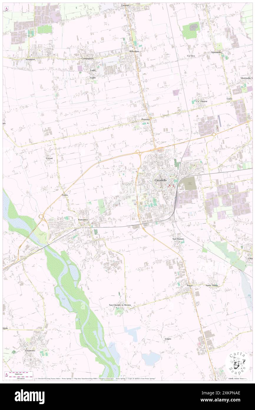 Hotel Palace, Provincia di Padova, IT, Italia, Veneto, N 45 38' 43'', N 11 46' 12'', MAP, Cartascapes Map pubblicata nel 2024. Esplora Cartascapes, una mappa che rivela i diversi paesaggi, culture ed ecosistemi della Terra. Viaggia attraverso il tempo e lo spazio, scoprendo l'interconnessione del passato, del presente e del futuro del nostro pianeta. Foto Stock