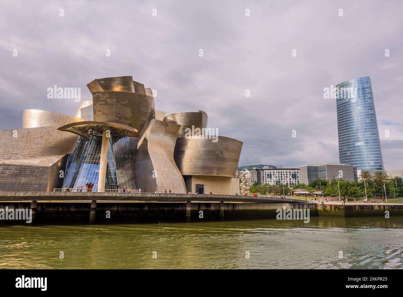 Il Museo Guggenheim di Bilbao, Paesi Baschi, Spagna Foto Stock