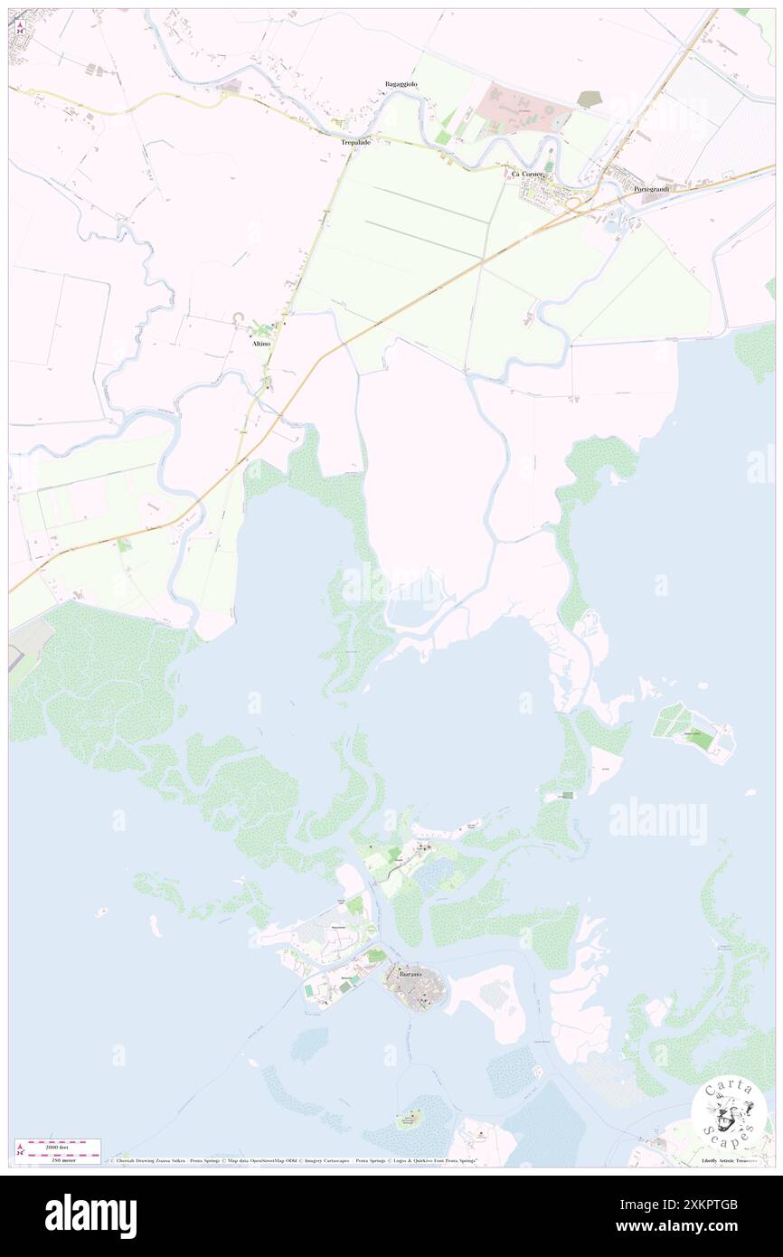 Fiume Zero, IT, Italia, Veneto, N 45 31' 19'', N 12 24' 51'', mappa, Cartascapes Mappa pubblicata nel 2024. Esplora Cartascapes, una mappa che rivela i diversi paesaggi, culture ed ecosistemi della Terra. Viaggia attraverso il tempo e lo spazio, scoprendo l'interconnessione del passato, del presente e del futuro del nostro pianeta. Foto Stock