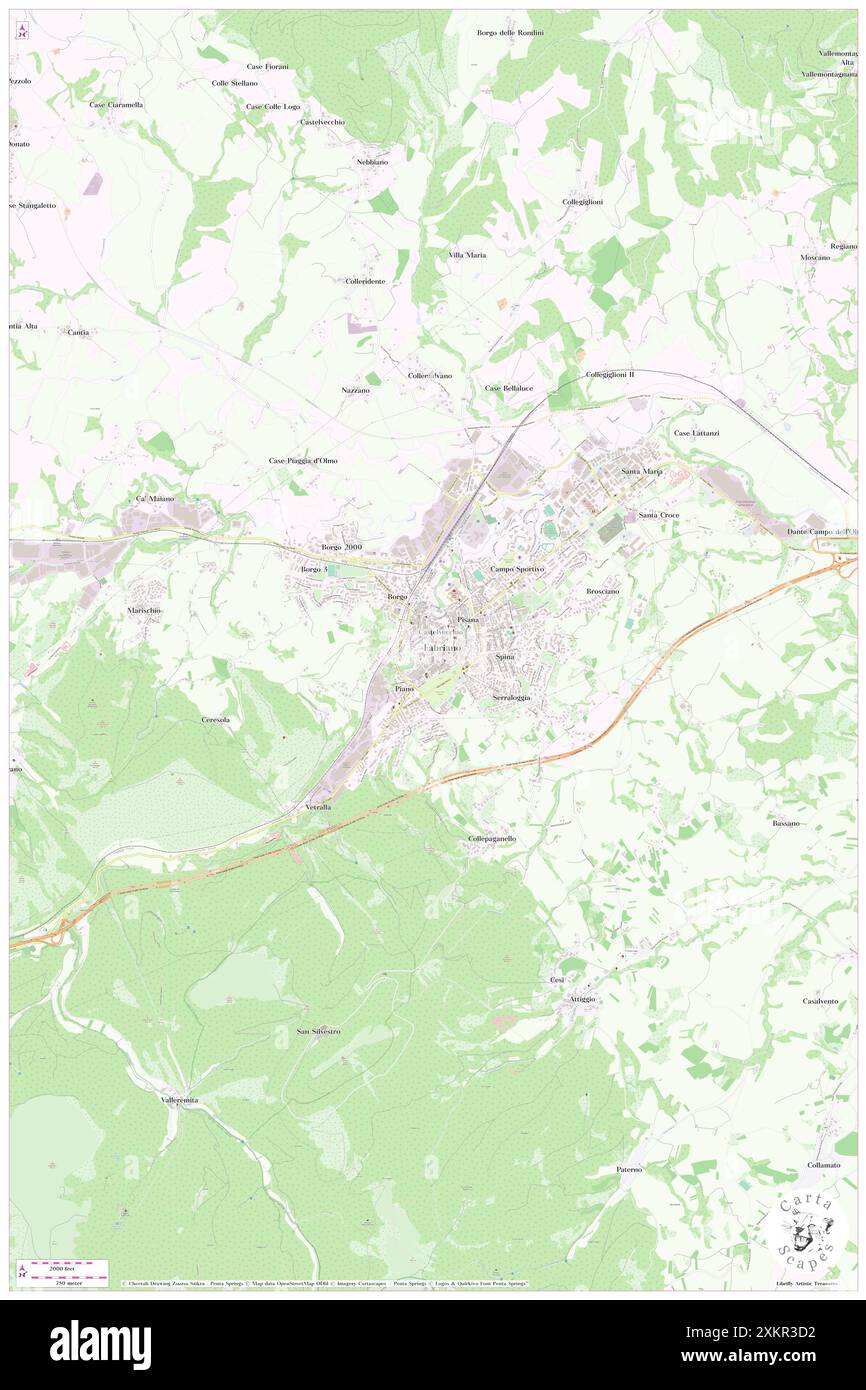 Pinacoteca Civica, Provincia di Ancona, IT, Italia, le Marche, N 43 20' 8'', N 12 54' 12'', MAP, Cartascapes Map pubblicata nel 2024. Esplora Cartascapes, una mappa che rivela i diversi paesaggi, culture ed ecosistemi della Terra. Viaggia attraverso il tempo e lo spazio, scoprendo l'interconnessione del passato, del presente e del futuro del nostro pianeta. Foto Stock